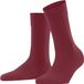 FALKE Sensitive London sokken dames rood - maat 35-38