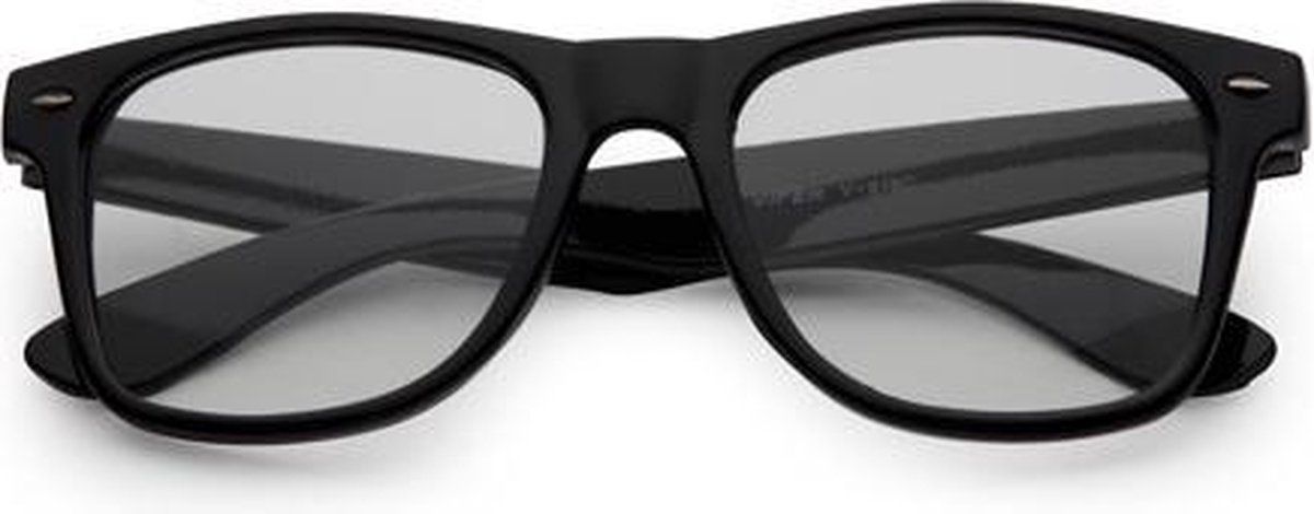 Freaky Glasses Freaky Glasses® Nerd bril mat zwart