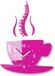FLEXISTYLE Wandklok Roze