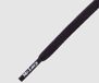 Mr. Lacy Schoenveter Flexies plat zwart elastisch 110 cm