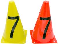 Softee Markeerkegel Nº 7 Naranja Fluor 23 Cm