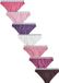 Next - Dames - Set van 7 katoenen Brazilian slips met logo - Roze
