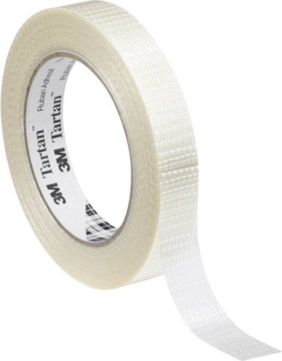 3M Tartan 8954 Filament Tape Lichtbruin 50 m x 19 mm