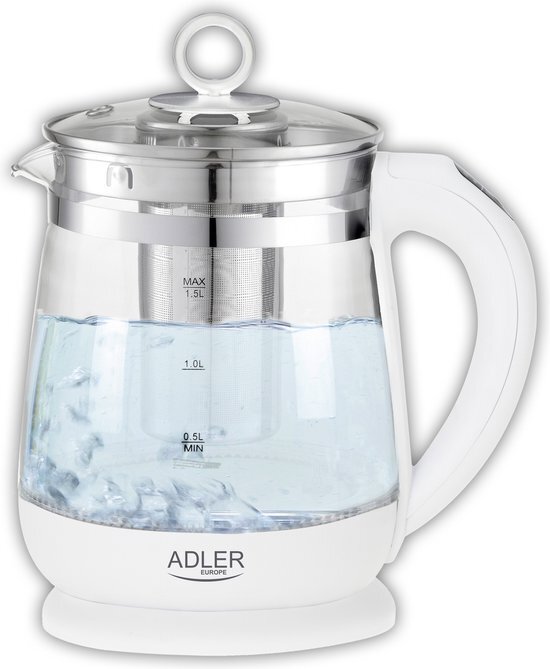 Adler Top Choice - Waterkoker met temperatuur control - thee infuser - 1.5 liter