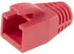 ACT FA2004 Rood Netwerkkabel RJ45 Tule voor 7,0 mm Kabel | 25 stuks