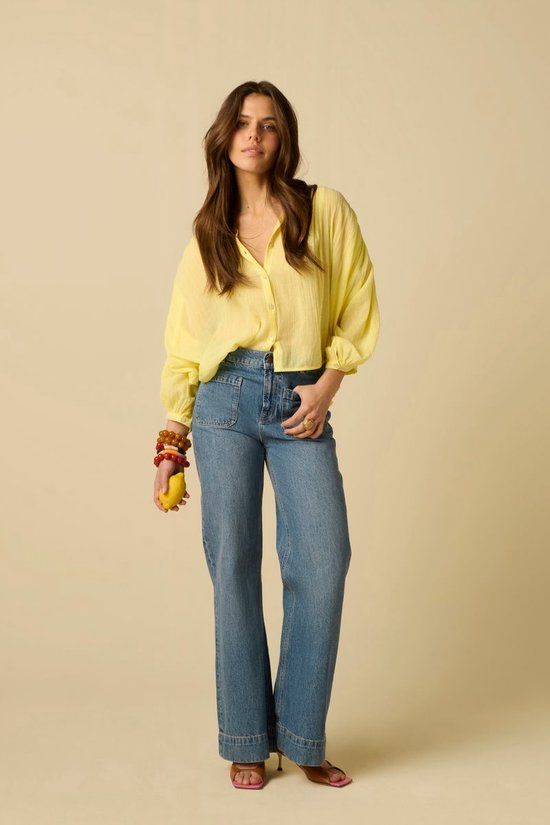 Sissy-Boy Lichtgele oversized blouse