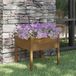 Maison Exclusive - Jardinière, brun miel, 70x70x70 cm, pin massif