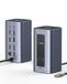 Baseus Nomos Air Mac Docking Station USB-C, 12 in 1, dockingstation 2 monitoren, 4K HDMI of DP, 10 Gbps USB-poorten, 100 W PD, Gigabit Ethernet, compatibel met macOS/Win (zonder voeding)