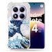 Cokitec Xiaomi Redmi Note 14 Pro 5G Versterkte hoes schilderij de grote golf