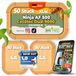 KNUSPERLIEBE 150 pièces papier sulfurisé résistant à l'huile pour Flex Drawer Dual Zone, Twinfry & 9000 5,2-10 & 10,4 litres friteuses à air chaud, papier de cuisson pour friteuses à air, sans BPA