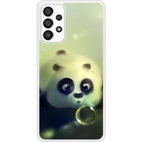 Samsung Bedrukt siliconen hoesje compatibel met Galaxy A53 5G Panda Bubble