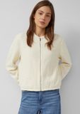 s.Oliver Sweatshirt Jacke Lichtbeige Maat 46