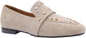 Babouche Lifestyle - Suède Loafers met Studs - Beige - Vrouwen - Maat 40