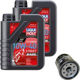 Kawasaki Kit d'entretien pour Kawasaki Z 650 K ABS ER650KKDA 2020, adapté pour Kawasaki, Honda, Yamaha et Polaris
