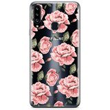 ERT GROUP mobiel telefoonhoesje voor Samsung A20S origineel en officieel erkend Babaco patroon Flowers 013 optimaal aangepast aan de vorm van de mobiele telefoon, gedeeltelijk bedrukt