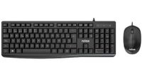 Nilox NXKME0012 Toetsenbord Inclusief Muis Universeel USB QWERTY Spaans Zwart