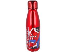 Spiderman Drinkfles Aluminium 600 ML - Rood - BPA-vrij
