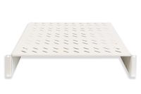 Plank voor kast 19 inch 1 eenheid diepte 550 mm (universeel) 2 aansluitingen (voorzijde) kleur grijs