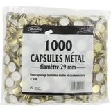 Duhallé Capsule de bouteille champenoise or sans opercule 1000 pièces - 29mm