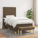 Maison Exclusive - Sommier à lattes de lit avec matelas Brun foncé 100x200 cm