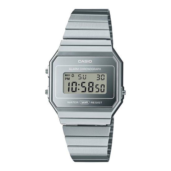 Casio A700WEV-7AEF Vintage Collection Unisex Horloge - Zilverkleurig