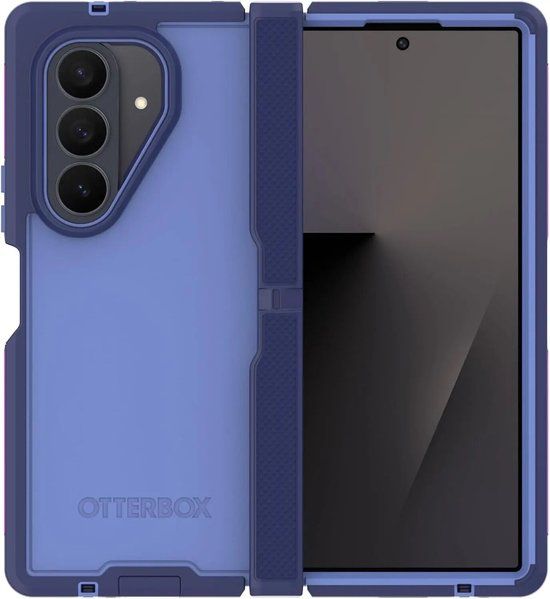OtterBox Defender Pro XT Hoesje Geschikt voor Samsung Galaxy Z Fold 8 Ultra - Back Cover Compatibel met MagSafe & Qi2 - Beschermhoes Blauw
