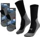Apollo Chaussettes de marche Noir Taille 39/42 Coolmax 2 paires