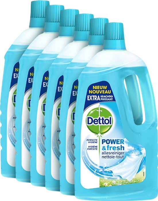 Dettol DETTOL Allesreiniger Power & Fresh Katoenfris 6x1ltr