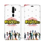Beschermhoes Oppo Beschermhoes van leer voor Oppo A9 (2020) Manga My Hero Academia, wit