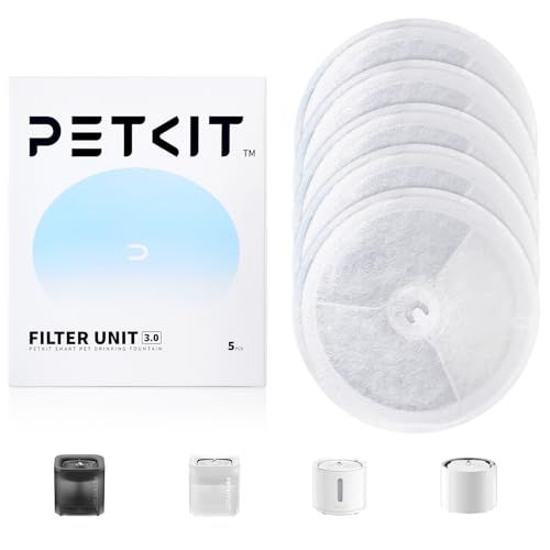 PETKIT Filters voor katten, 5 stukken voor EverSWEET 2, 3 en CYBERTIAL PUREDRINK fonteinen