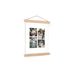 Affiche personnalisé avec support de poster en bois 20x30 cm