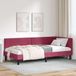 Maison Exclusive - Cadre de lit d'angle bordeaux 80 x 200 cm, velours