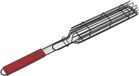 Merkloos Grillkorf voor kebab en groente - ijzer - zilver - 49*5*5cm