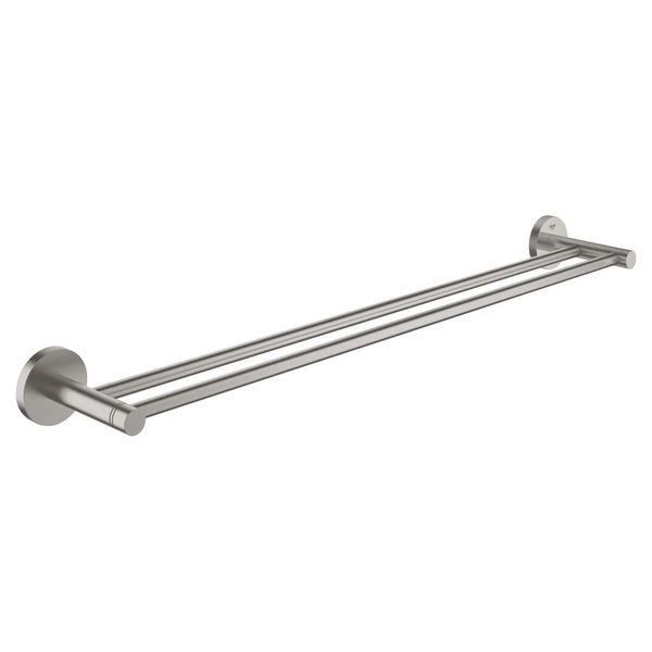 GROHE Start Dubbele Handdoekhouder - supersteel (RVS look) - 60cm - 41203DC0