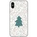1001 coques Apple iPhone X, Apple iPhone XS kerstboom Siliconen hoesje