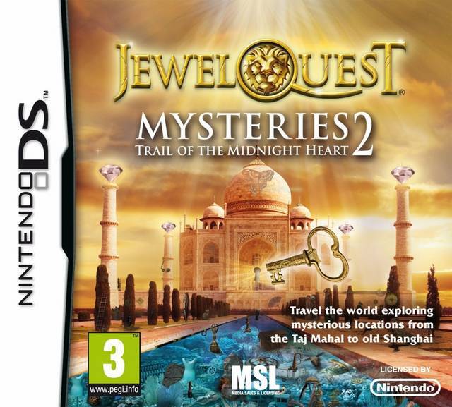 MSL Jewel Quest Mysteries 2 Trail of the Midnight Heart Nintendo DS