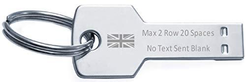 Select Gifts Sleutelhanger Flash Memory Stick Sleutel USB 16 GB Tekst Britse Vlag Gegraveerd