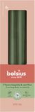 Bolsius Bougies gothiques 245/24 Métallique Vert