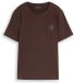 Tom Tailor T-shirt met print - Maat S - java dark brown