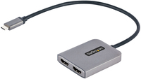 StarTech.com USB-C naar Dual HDMI Adapter - 4K 60Hz - Multi Monitor - 30cm Kabel