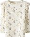 LIL' ATELIER NAME IT - NMFGAVO EKO LS SLIM TOP LIL NOOS - Meisjes - Blouses - Coconut Milk - Print - Slim Fit - Lange mouw - Katoen