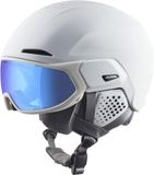 Alpina Alto Q Lite Skihelm Met Vizier 2023 | White Matt | Quatroflex Lite Mirror S2 | Maat: 55 - 59 cm