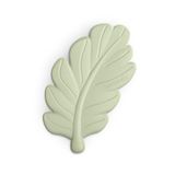 Suavinex, Babybijtring uit één stuk, zacht en flexibel, kalmeert en ontlast het tandvlees van de baby, eenvoudige en ergonomische grip, met textuur en reliëf, blad, poetry, groen