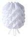 LUSSIOL Iris Lampe de chevet - Blanc - Ø24 x H34 cm
