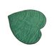Love Story Nomadisch tapijt monstera-blad bi-materiaal microvezel en fluweel 120 x 110 cm groen