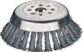 Lessmann - Brosse métallique - 180 mm - 0,5 mm épaisseur de fil
