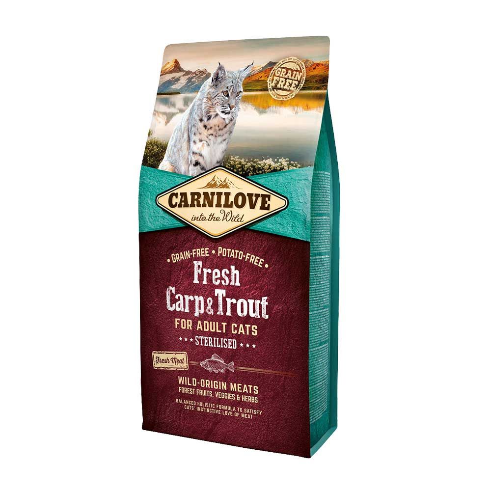Carnilove Fresh Carp & Trout (Cat) - 6 kg