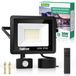 Projecteur LED 30W avec détecteur de mouvement, IP66, 2700 lumens, blanc froid