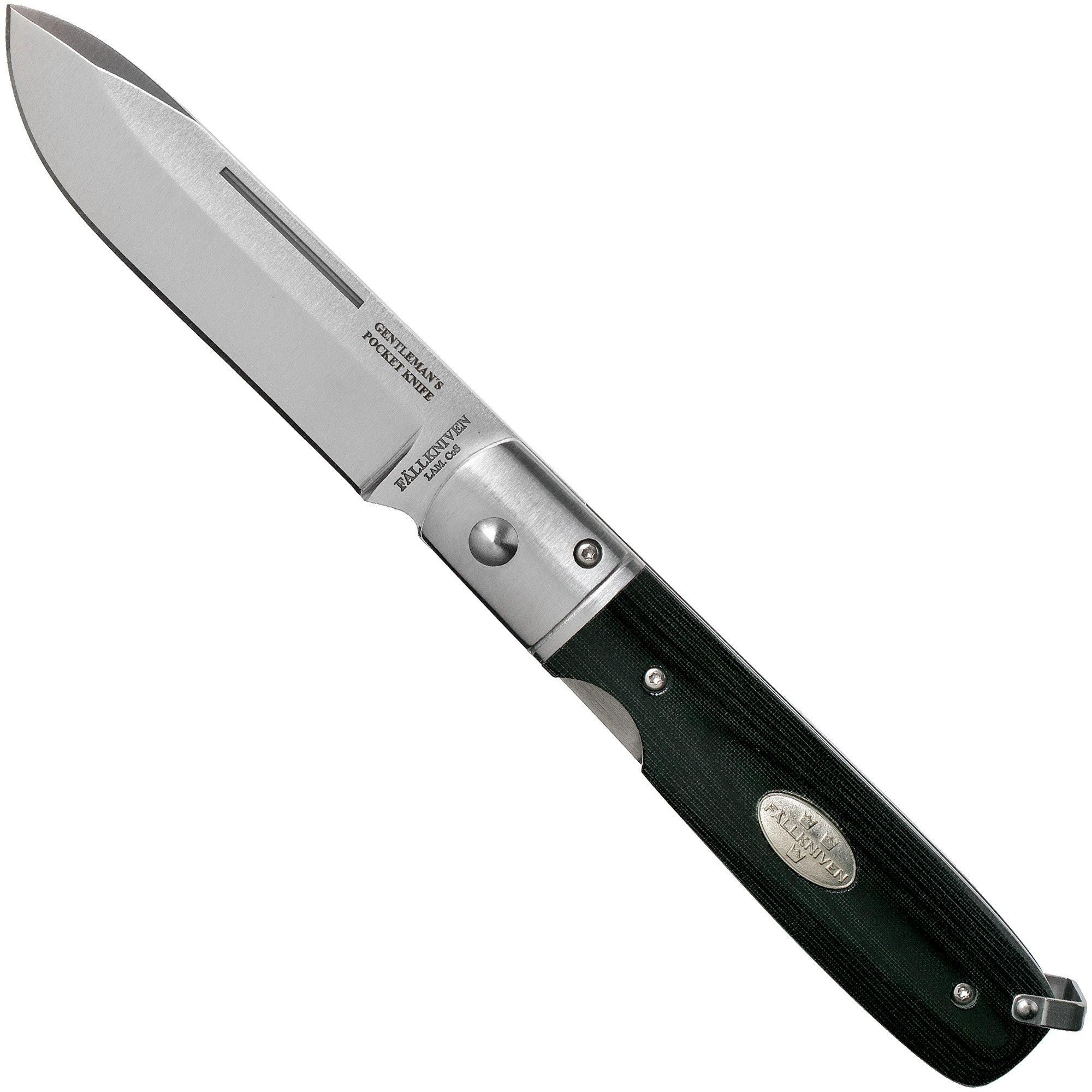 Fällkniven Fallkniven GP Gentleman's Pocket Knife - Black Micarta
