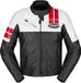 Spidi Roar Motorfiets Leren Jas - Wit/rood/zwart - Maat 50